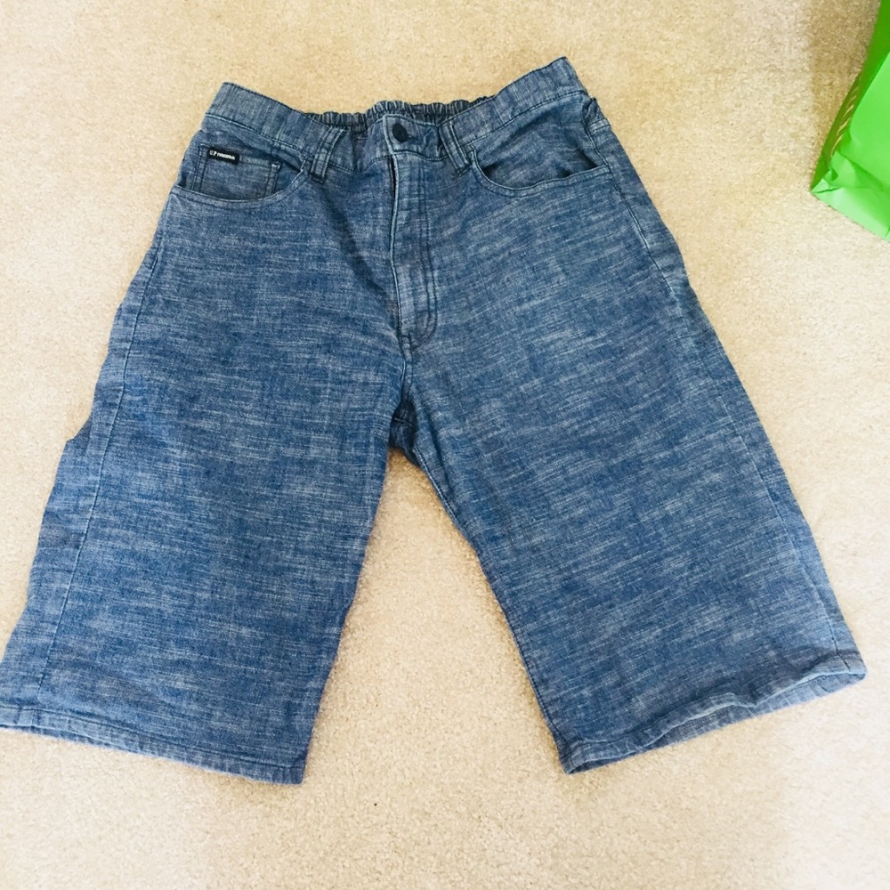 Men’s chambray shorts